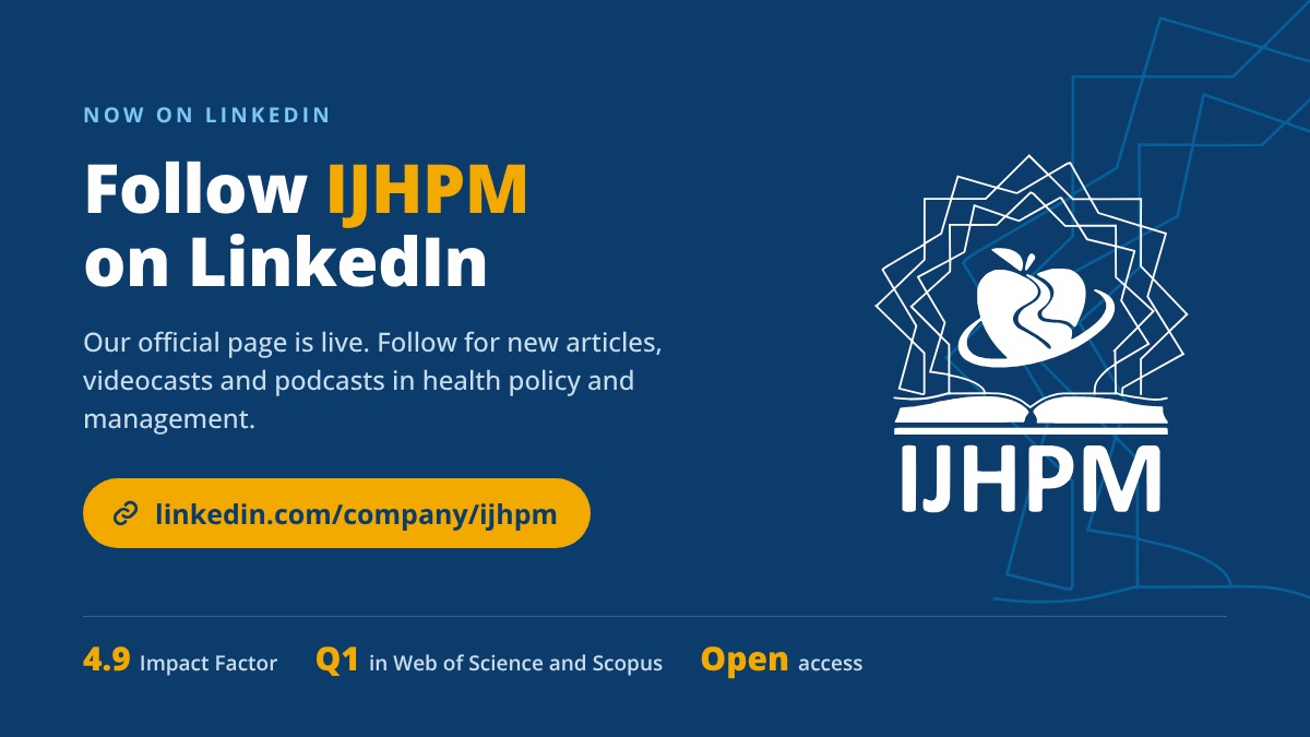 IJHPM Launches Its Official LinkedIn Page
